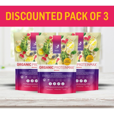 3 x Organic ProteinMax (Original) 